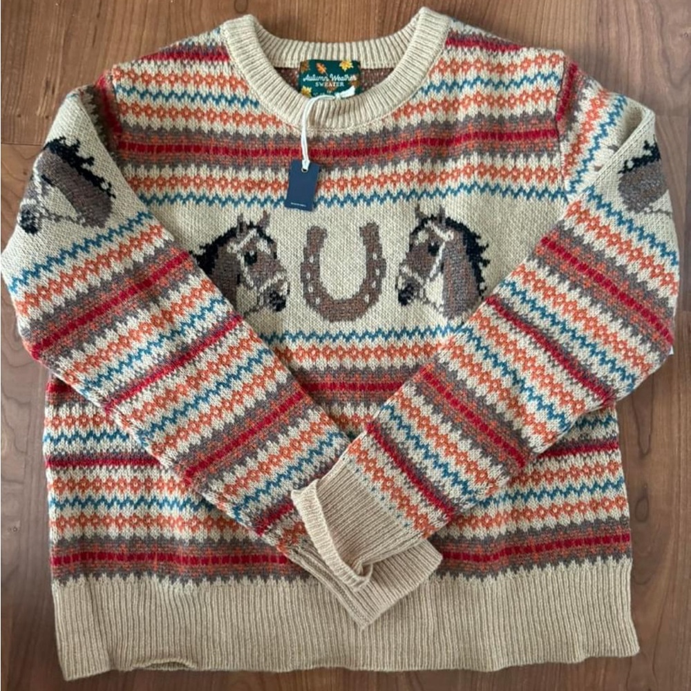 Kiel James Patrick horse sweater.